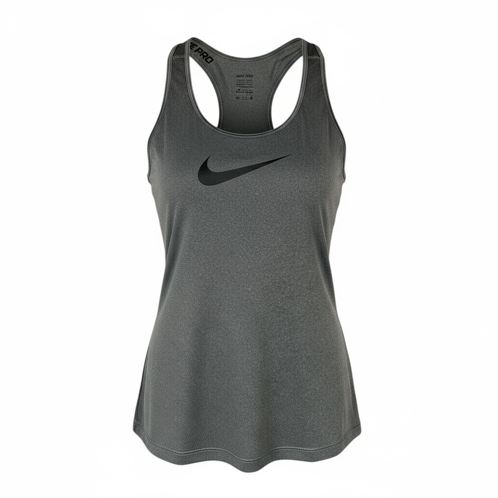 Nike Pro Heather Gray Athletic Tank